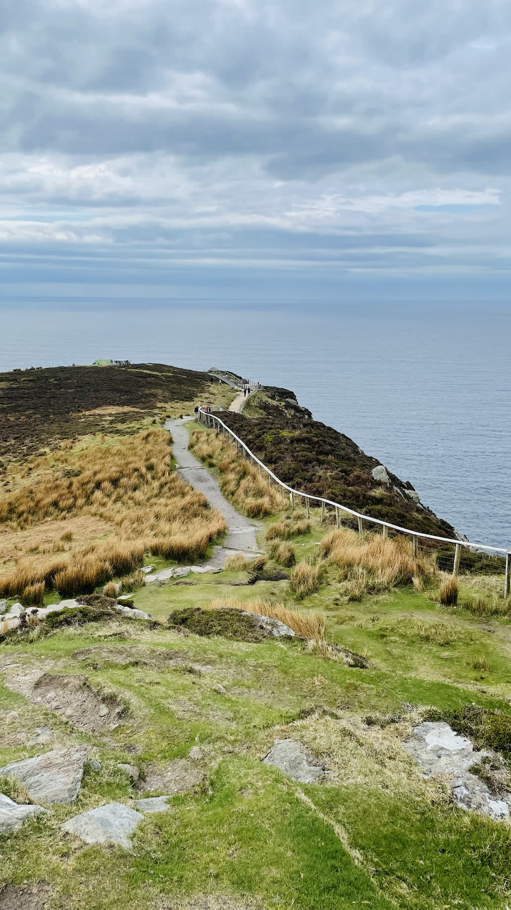 A winding path along the Irish coast